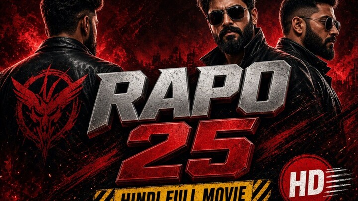 Rapo 25 Full Movie Hindi Dubbed | New Action Thriller Movie 2025 | HD