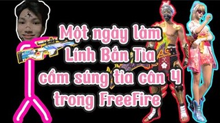 Một ngày làm Lính Bắn Tỉa solo Squad cân 4 trong FreeFire | Chú Xám #shorts