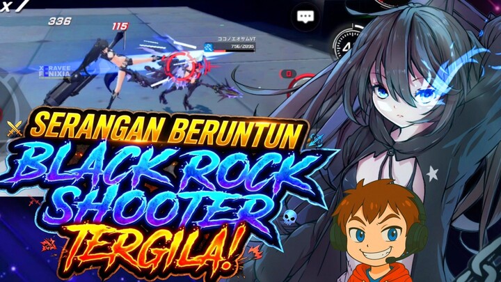SERANGAN BERUNTUN BLACK ROCK SHOOTER TERGILA! - Starward Mecha Girls