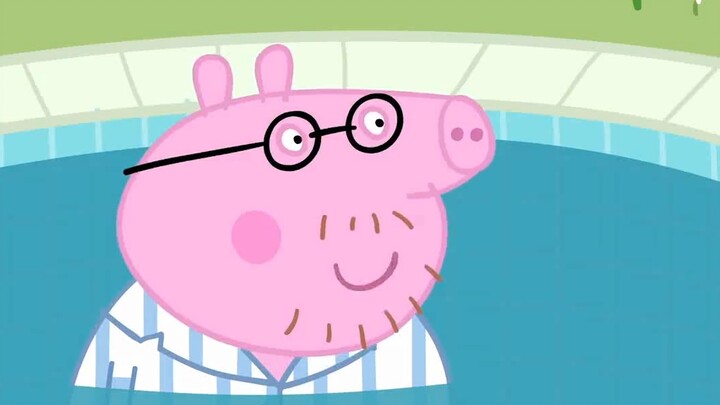 Daddy Pig: Kaki depan bersumpah, tapi kaki belakang langsung melaporkan kejahatannya, bukan?