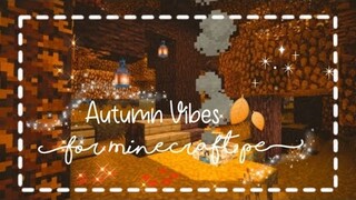 🍂Bring Autumn Vibes on your game🍂✨//Autumn pack for Mcpe 🍂✨ The girl miner