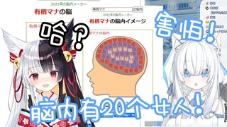 [Shirayuki Arya] Mana-chan has so many women in her head! Fear!