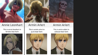 ALL ATTACK ON TITAN CHARACTERS ON TITAN FORM❗😱💥