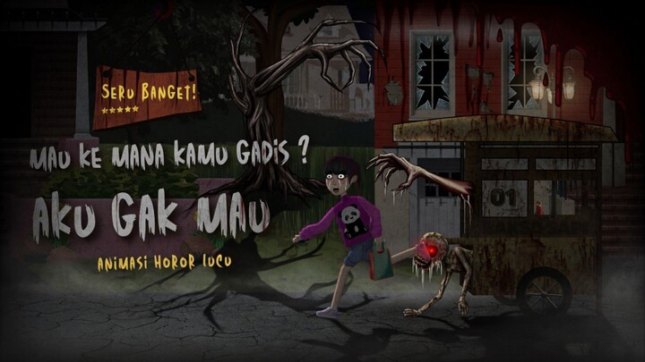 Gerobak Berhantu Part 2 ||Animasi Horor .