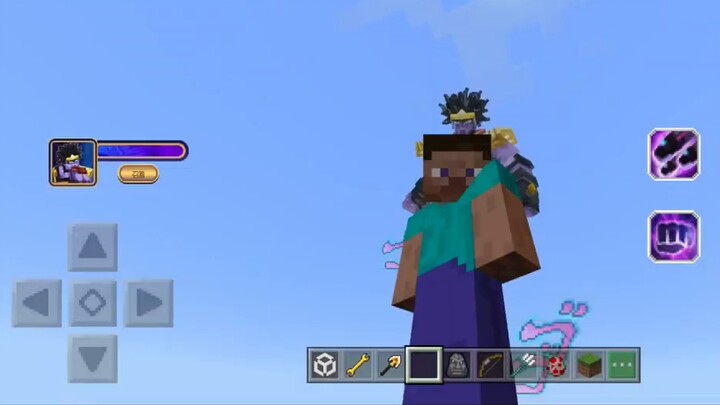 Modul stand-in Minecraft Jojo V2 versi NetEase yang dapat menghancurkan balok meskipun Anda menekann