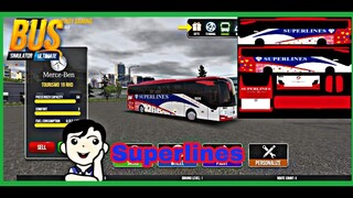 How to download my skin( SUPERLINES ) | Bus Simulator Ultimate | Pinoy Gaming Channel