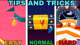 Easy Vs Normal Vs Hard | All Maps Tips and Tricks | Stumble Guys