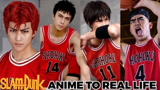 SLAM DUNK ANIME TO REAL LIFE | BEST SLAM DUNK COSPLAY  #anime #cosplay #slamdunk