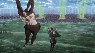 Beast Titan & Levi on the battlefield 😂😂 | Attack on Titan