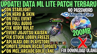 Data ML Lite Full Event 200Mb Terbaru Patch Arlott | ML Lite | Cara Mengatasi Lag & Patah Patah