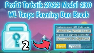 Profit Trading Terbaik Modal 230 WL ke 1000 WL? | Trading Item Rare | Growtopia Indonesia