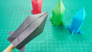 With A Straw And A Piece Of Paper, You Can Fire A Rocket.