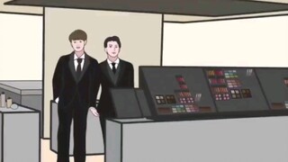 Handsome shop assistant phobia