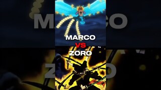 Who is strongest || Zoro vs Marco || Collab with @Naruto.editzz244 || #onepiece #shorts