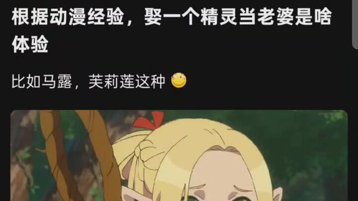 What’s it like to marry an elf as your wife, based on anime?