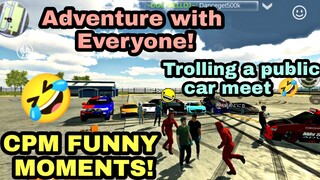 CPM FUNNY MOMENTS! Adventure with Everyone! Car parking multiplayer new update 4.8.2