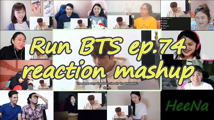[BTS] Run BTS 달려라 방탄 ep.74｜reaction mashup