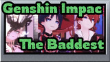 [Genshin Impact|MMD]The Baddest-KDA(Scaramouche&La Signora&Tartaglia)