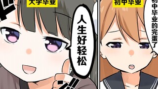 【日配】初中毕业不上高中会怎样？【费米研究所】【动态漫画】