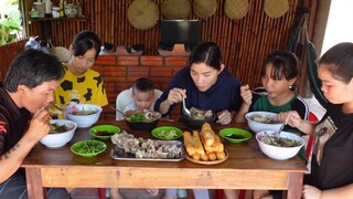 Ngất ngây với món hoành thánh tôm khô - Delicious dish made from pork bones and dried shrimp