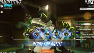 Overwatch 2 ผู้ทำลาย Genji God Necros ที่เร็วที่สุดแห่ง Junkertown -Against YZNSA-