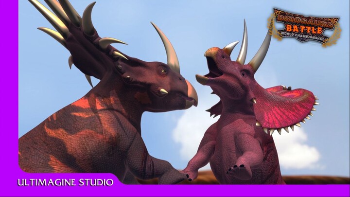 Epic Pentaceratops VS Styracosaurus | Dinosaurs Battle s1 GD6
