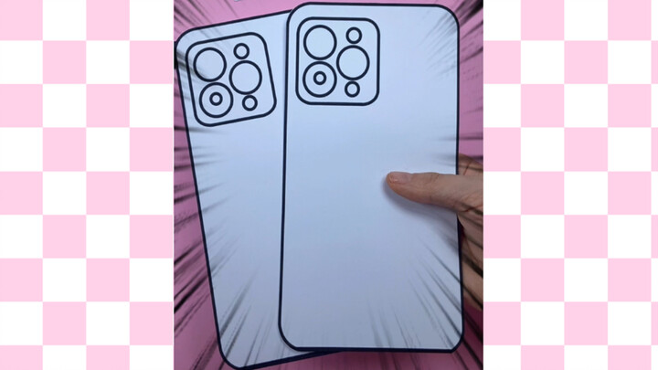 Decorating two phone cases #DIY #AestheticAnime #SimpleSketch