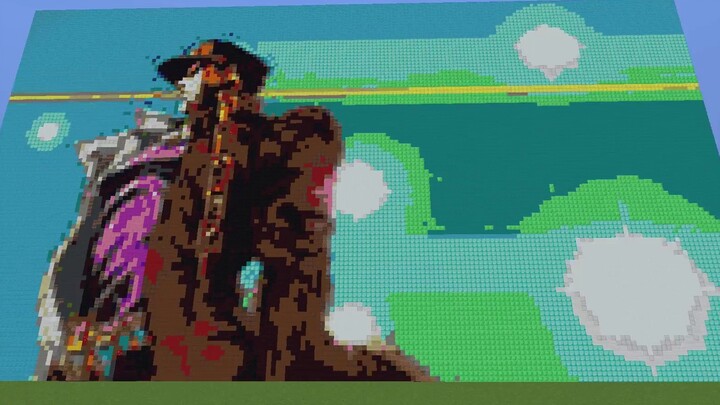 Minecraft memiliki total 6,549 juta blok untuk membuat JOJO secara pribadi berpikir bahwa kemuliaan op yang paling membara adalah milik Stardust Crusaders! !