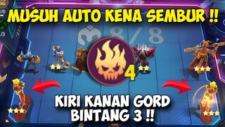 DUA GORD BINTANG 3 BIKIN MUSUH AUTO KENA SEMBUR !! 4 INFERNO COMBO MAGIC CHESS MOBILE LEGENDS !!