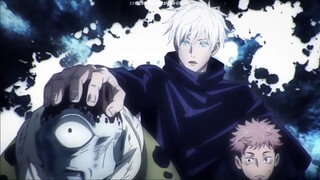 Vẻ đẹp trai của gojo khi tháo băng mắt trong jujutsu kaisen #anime #schooltime