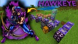 Hawkeye Powers and Abilities in Minecraft Bedrock using Command Blocks