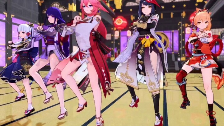 [Genshin Impact] Inazuma Girls Group [Gangnam Style]