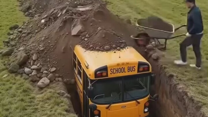 Rate this underground bus house 😎