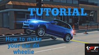 How to make your car do wheelies in Car Parking Multiplayer