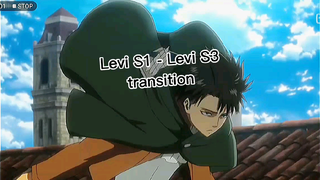 Attack on Titan S1 Levi Ackerman - Attack on Titan S3pt2 Levi Ackerman Transition