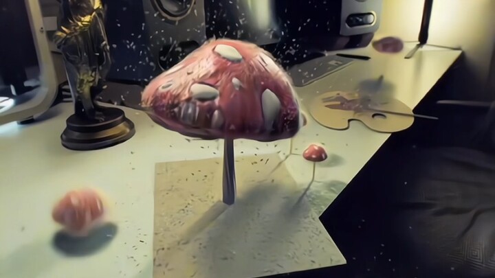 "Oh no, I ate some mushrooms!"