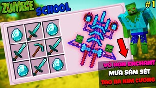 TRƯỜNG HỌC ZOMBIE TẬP 1: NẾU PIXEL SỞ HỮU CÔNG CỤ VIP NHẤT MINECRAFT ** CÂY CÚP TẠO RA KIM CƯƠNG ???