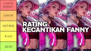 Rating Kecantikan Hero Fanny Mobile Legends