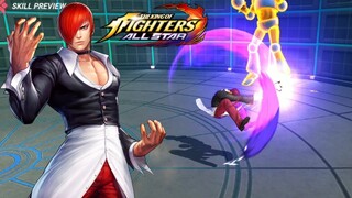 The King of Fighters ALL STAR: Iori Yagami skills preview