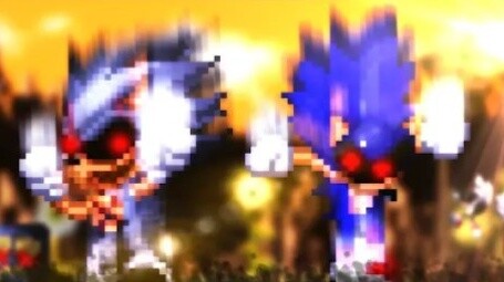 Sonic Exetior VS Sonic Lord X 4