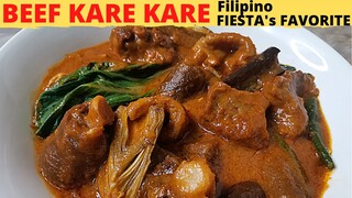 Beef KARE KARE | Oxtail, Beef Tripe, & Beef Meat STEW in PEANUT SAUCE | Filipino Food Recipe