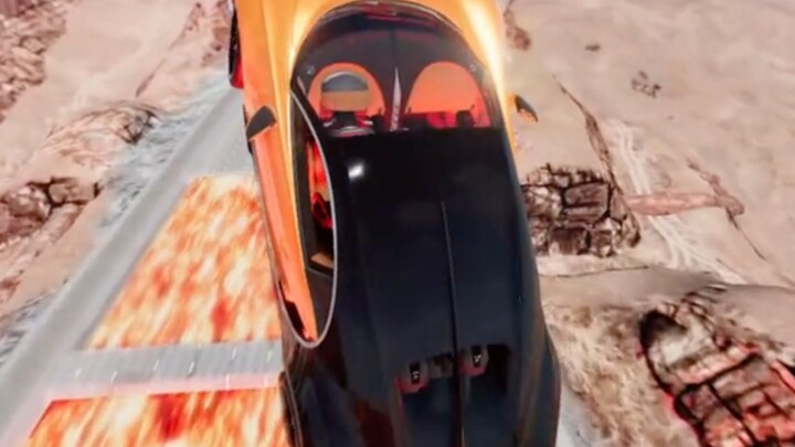 السيارة مقابل الحمم البركانية الحل الأكثر حرارة