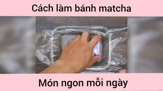 Làm bánh matcha