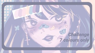 NYOBAIN TREND ART CUMA BOLEH PAKE SEDIKIT WARNA