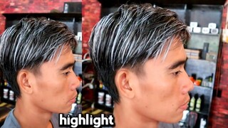 cat rambut abu abu pria keren, paling banyak yang diminati