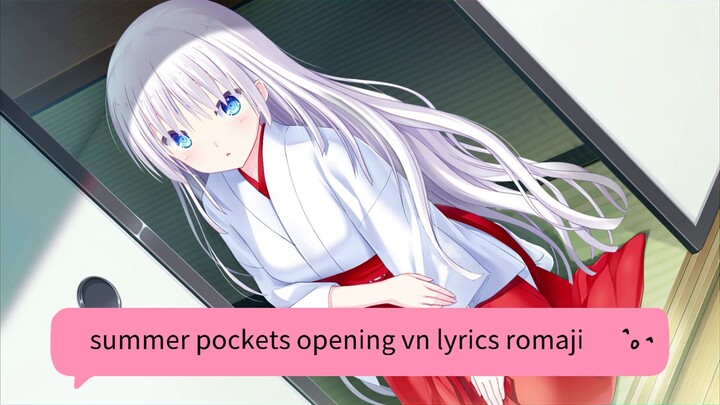 summer pockets vn opening lyrics romaji