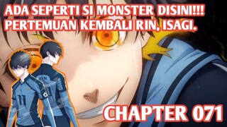 Alur Cerita BLUE LOCK Chapter 71 - BERMAIN BOLA DENGAN ORANG SEPERTI SI MONSTER
