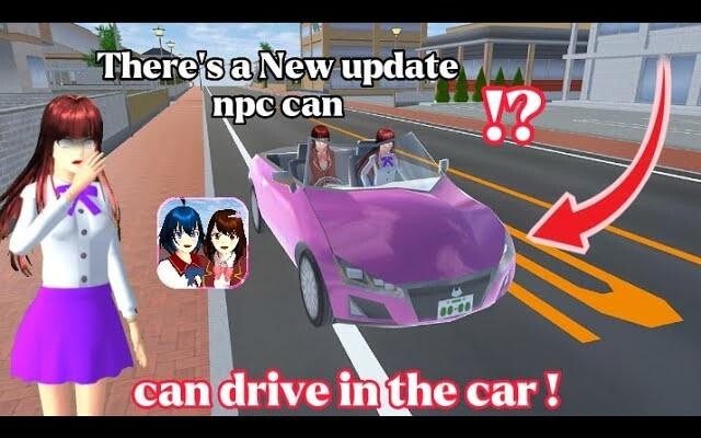 มี Secret npc ใหม่ที่สามารถขับรถได้ใน SAKURA SCHOOL SIMULATOR