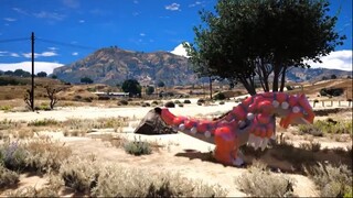 GTA 5 - Tôi là chủ nhân của Pokemon Truyền thuyết Khủng long Nham Thạch Groundon