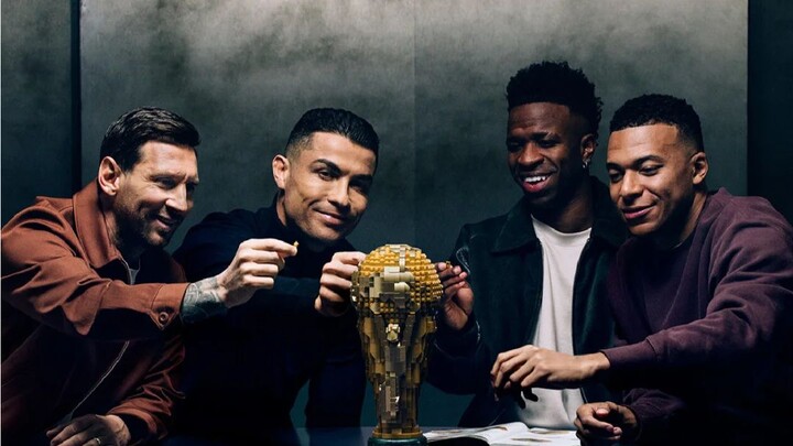 Iklan Piala Dunia LEGO, sekali lagi menghadirkan Messi, Ronaldo, Mbappé, dan Vinícius… semuanya dala